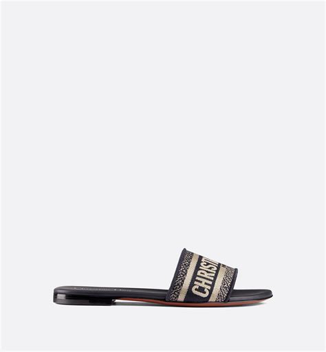 dior dway slides deep blue|Dior dway slides outfit.